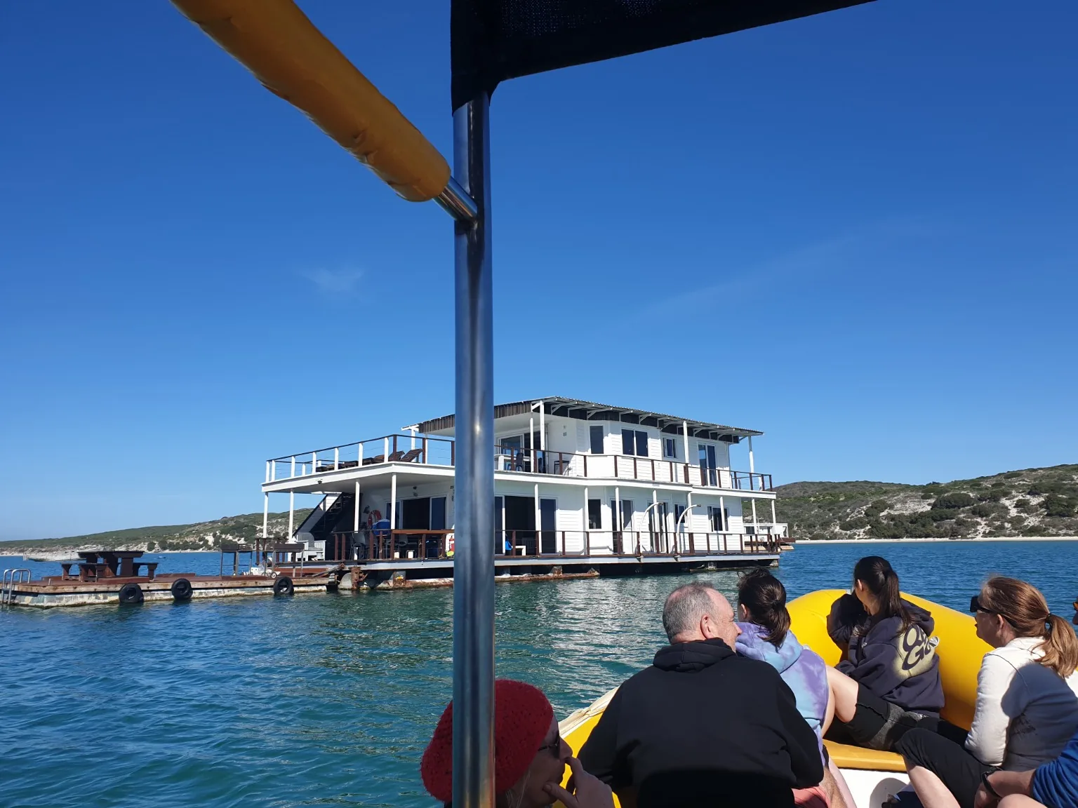 Aqua Vibes guests enjoying the lagoon